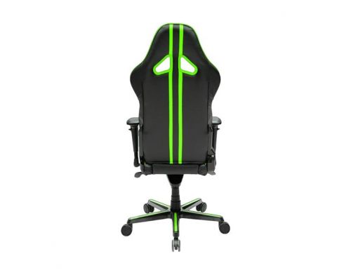 Фото №3 - Кресло для геймеров DXRACER RACING OH/RV131/NE (чёрное/зеленые вставки) PU кожа, Al основа