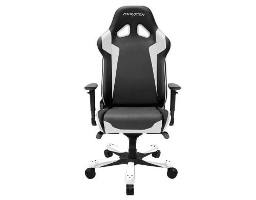 Фото №3 - Кресло для геймеров DXRACER SENTINEL OH/SJ00/NW (чёрное/белые вставки) PU кожа, Al основа