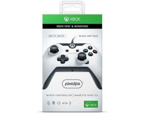 Фото №2 - PDP Wired Controller Arctic White для Xbox One