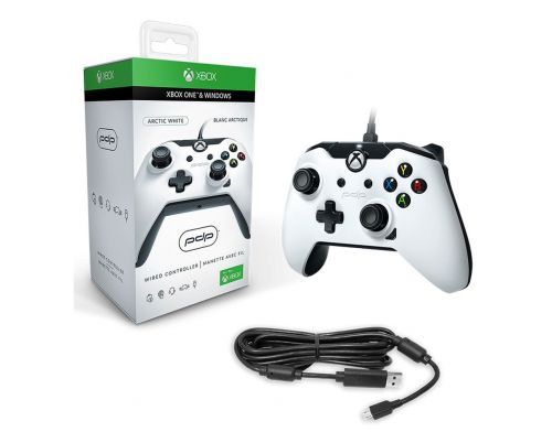 Фото №3 - PDP Wired Controller Arctic White для Xbox One