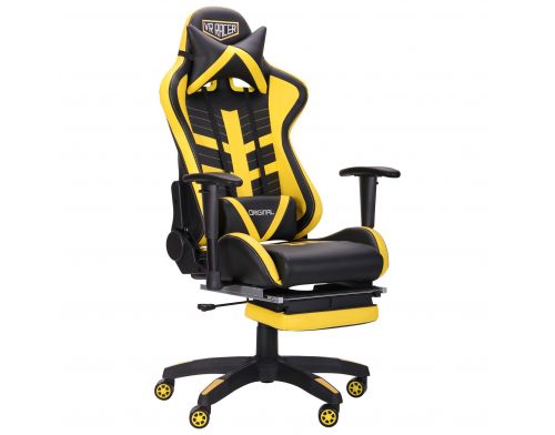 Фото №1 - Кресло VR Racer BattleBee черный/желтый