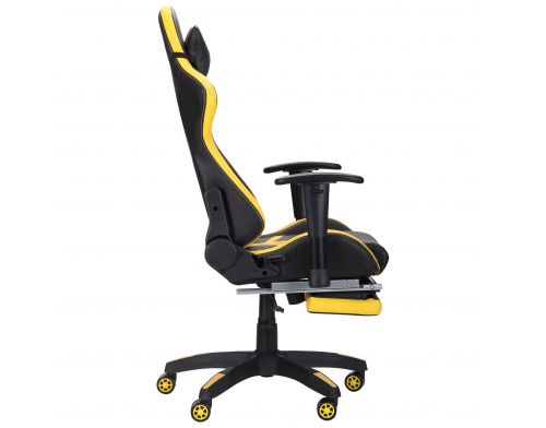 Фото №2 - Кресло VR Racer BattleBee черный/желтый