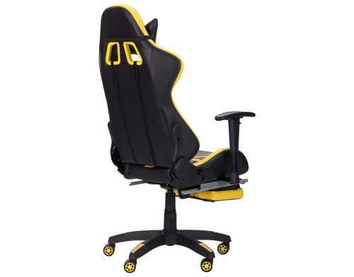 Фото №3 - Кресло VR Racer BattleBee черный/желтый