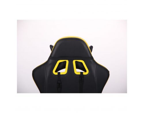 Фото №8 - Кресло VR Racer BattleBee черный/желтый