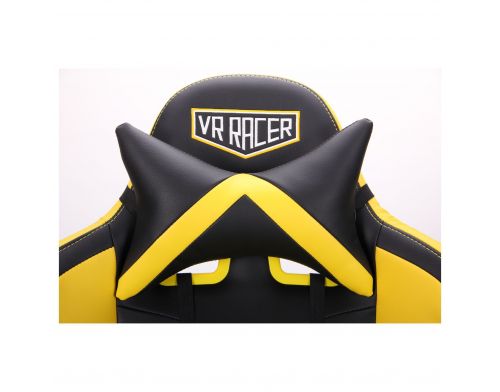 Фото №10 - Кресло VR Racer BattleBee черный/желтый