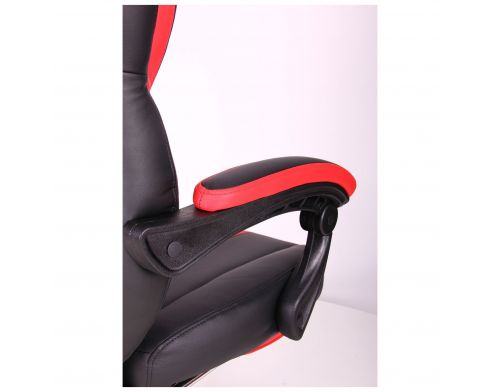 Фото №5 - Кресло VR Racer Edge Iron черный/красный