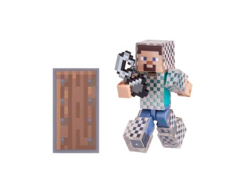 Фото №1 - Игровая фигурка Minecraft Steve in Chain Armor серия 4