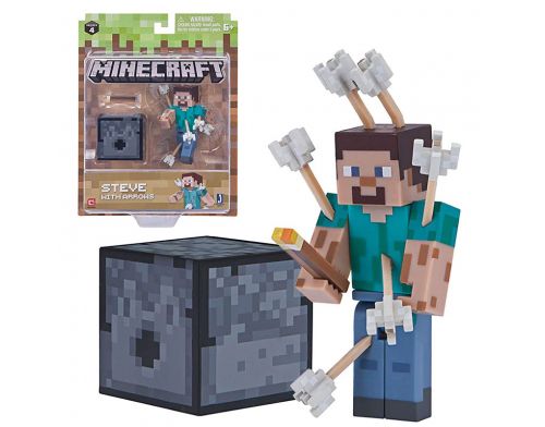 Фото №3 - Игровая фигурка Minecraft Steve with Arrow серия 4