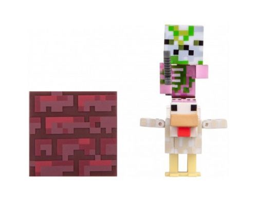 Фото №1 - Игровая фигурка Minecraft Zombie Pigman Jockey серия 4