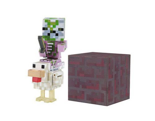 Фото №2 - Игровая фигурка Minecraft Zombie Pigman Jockey серия 4