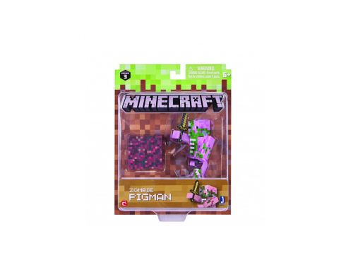 Фото №3 - Игровая фигурка Minecraft Zombie Pigman Jockey серия 4