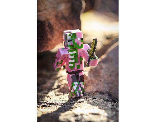 Фото №5 - Игровая фигурка Minecraft Zombie Pigman Jockey серия 4