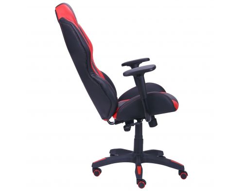 Фото №3 - Кресло VR Racer Atom черный, PU черный/красный