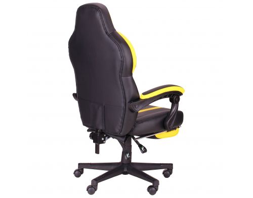 Фото №2 - Кресло VR Racer Edge Throne черный/желтый