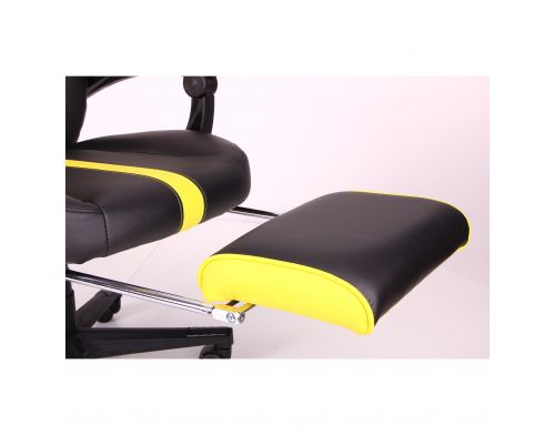 Фото №6 - Кресло VR Racer Edge Throne черный/желтый