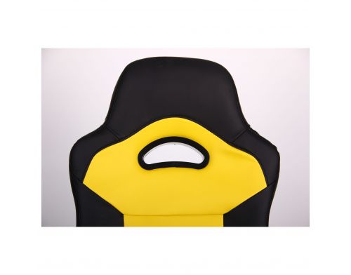 Фото №6 - Кресло Форсаж №7 черный/желтый