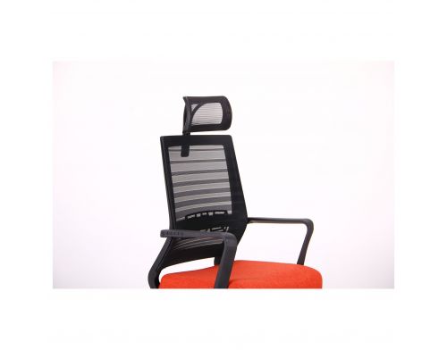 Фото №7 - Кресло Radon черный/оранжевый