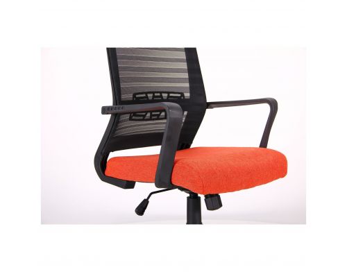 Фото №9 - Кресло Radon черный/оранжевый