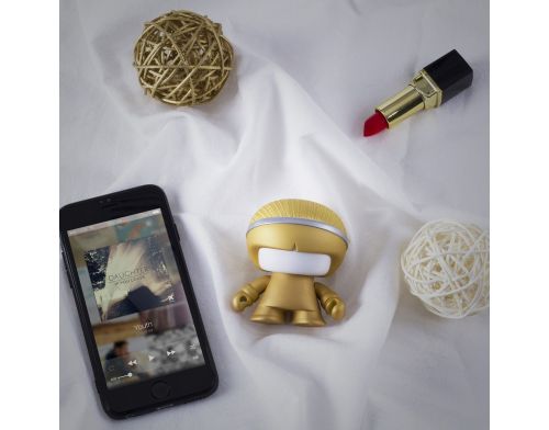 Фото №4 - Акустика XOOPAR - Mini XBOY (7,5 cm, золотая, Bluetooth, моно)