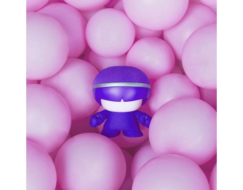 Фото №4 - Акустика XOOPAR - Mini XBOY (7,5 cm, фиолетовая, Bluetooth, моно)