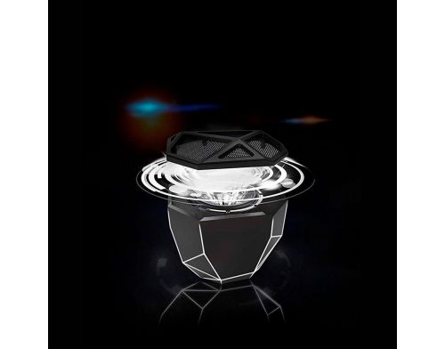 Фото №6 - Акустика XOOPAR - GEO SPEAKER (черная с белой LED-подсветкой, Bluetooth,моно)