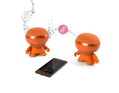 Фото №2 - Акустика XOOPAR - XBOY GLOW (12 cm, оранжевая, Bluetooth, стерео, с MP3-проигрывателем с SD-карты)