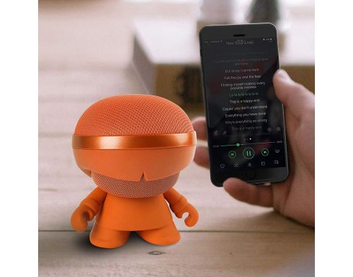 Фото №7 - Акустика XOOPAR - XBOY GLOW (12 cm, оранжевая, Bluetooth, стерео, с MP3-проигрывателем с SD-карты)