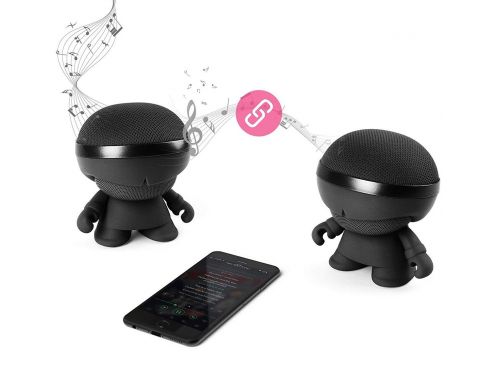 Фото №2 - Акустика XOOPAR - XBOY GLOW (12 cm, чёрная, Bluetooth, стерео, с MP3-проигрывателем с SD-карты)