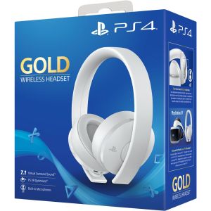 Навушники Sony GOLD PS4 Wireless Headset White