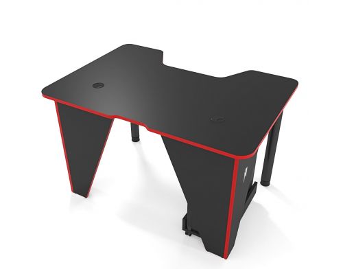 Фото №3 - Геймерский игровой стол ZEUS™ IVAR-1200, черный/красный