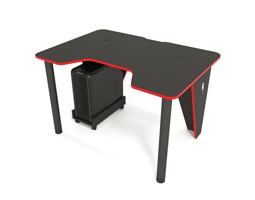 Фото №4 - Геймерский игровой стол ZEUS™ IVAR-1200, черный/красный