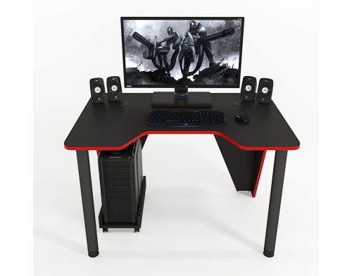 Фото №6 - Геймерский игровой стол ZEUS™ IVAR-1200, черный/красный