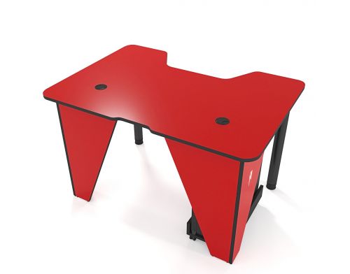 Фото №3 - Геймерский игровой стол ZEUS™ IVAR-1200, красный/черный
