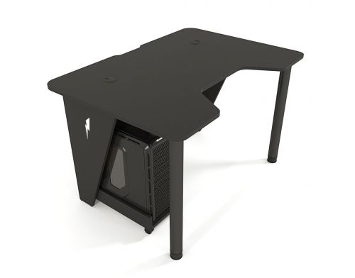 Фото №3 - Геймерский игровой стол ZEUS™ IVAR-1200, черный/черный