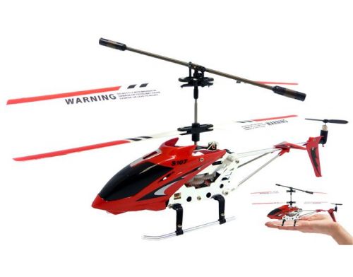 Фото №2 - Вертолёт Syma Red с 3-х канальным и/к управлением, светом и гироскопом (22 см), S107G