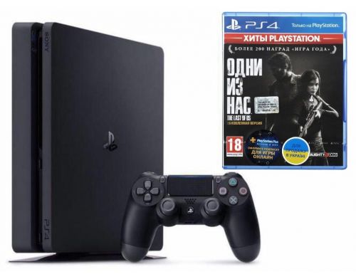 Фото №1 - Sony PlayStation 4 SLIM 1 Tb + Игра The Last Of Us: Remastered (Гарантия 18 месяцев)