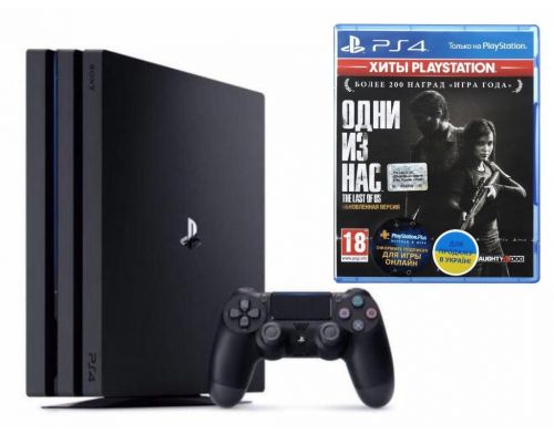 Фото №1 - Sony PlayStation 4 PRO 1 Tb + Игра The Last Of Us: Remastered (Гарантия 18 месяцев)