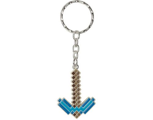 Фото №1 - Брелок JINX Minecraft Keychain - Diamond Pickaxe