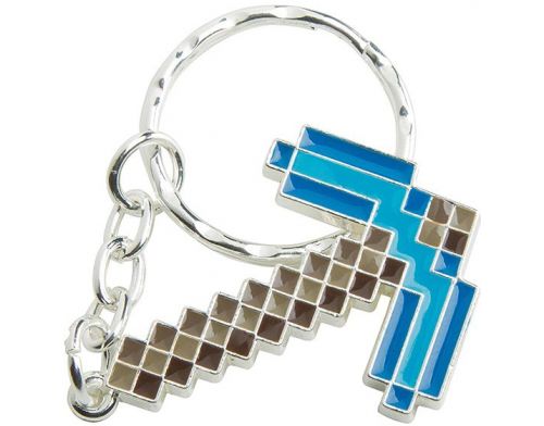 Фото №3 - Брелок JINX Minecraft Keychain - Diamond Pickaxe