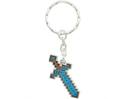 Фото №2 - Брелок JINX Minecraft Keychain - Diamond Sword