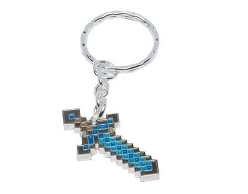 Фото №3 - Брелок JINX Minecraft Keychain - Diamond Sword