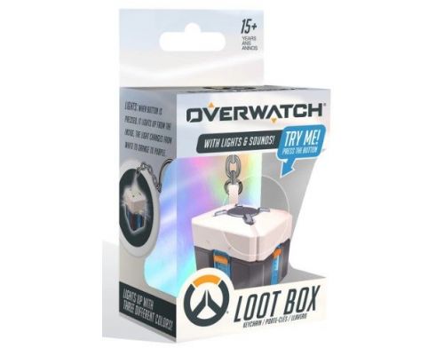 Фото №2 - Брелок JINX Overwatch Keychain - Lootbox Light-up