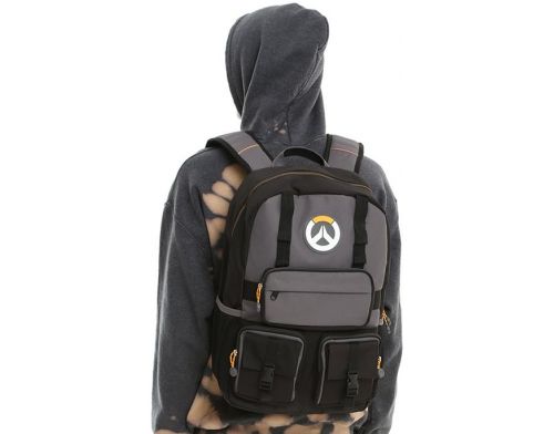 Фото №3 - Рюкзак JINX Overwatch MVP Laptop Backpack, Black/Grey