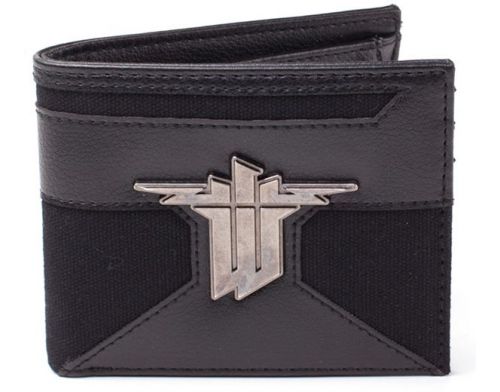 Фото №1 - Кошелек Difuzed Wolfenstein 2 - Metal Badge Logo Wallet