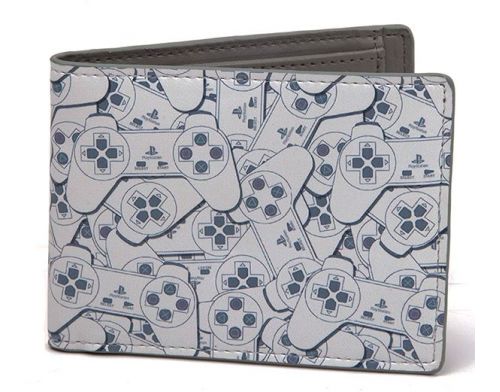 Фото №1 - Кошелек Difuzed PlayStation - Controller Bifold Wallet, All Over Printed