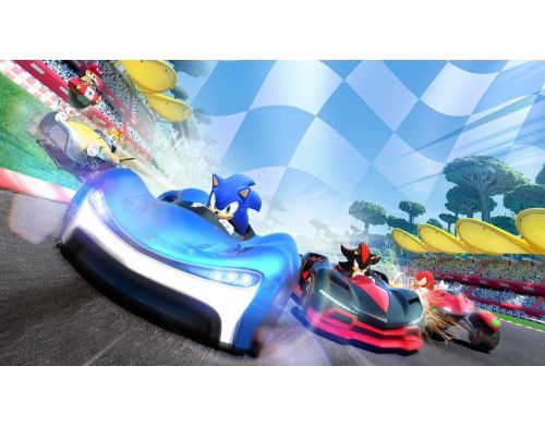 Фото №7 - Nintendo Switch Neon blue/red - Обновлённая версия + Team Sonic Racing для Nintendo Switch