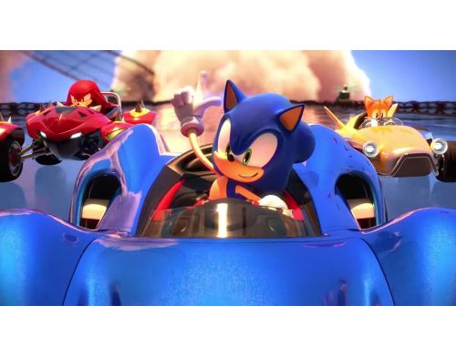 Фото №9 - Nintendo Switch Neon blue/red - Обновлённая версия + Team Sonic Racing для Nintendo Switch