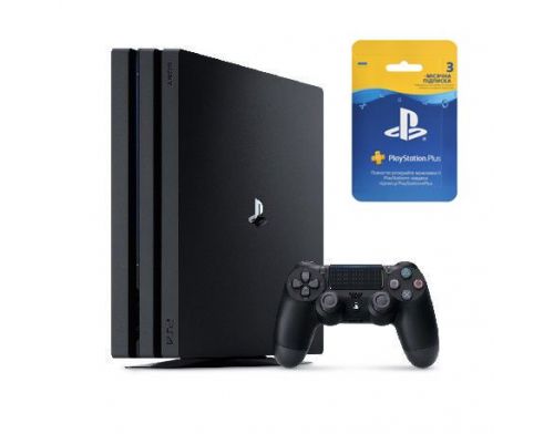 Фото №1 - Sony PlayStation 4 PRO 1 Tb + PlayStation Plus 90 дней UA регион