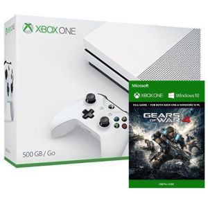 Xbox ONE S 500Gb + ваучер на загрузку игры Gears of War 4 (Гарантия 18 месяцев)