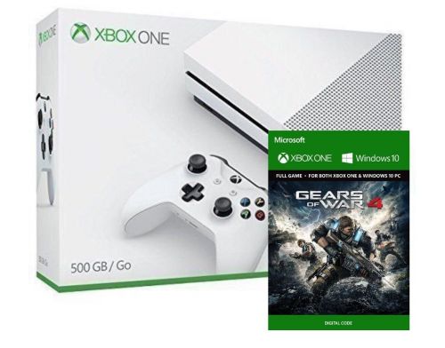 Фото №1 - Xbox ONE S 500Gb + ваучер на загрузку игры Gears of War 4 (Гарантия 18 месяцев)